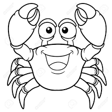 Vbs decker decorative crab coloring pages. Vector Illustration Of Cartoon Crab Coloring Book Royalty Free Cliparts Vectors And Stock Illustration Image 18587993