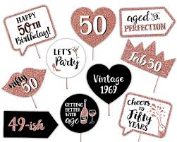 50th Birthday Photo Booth Props Printable 50th Birthday Printable Photo Booth Props Instant Download Etsy Birthday Printables Photobooth Props Printable Hand Painted Signs