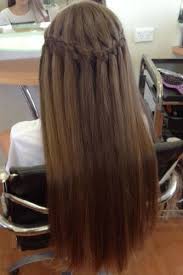 15 Best And Latest Waterfall Braid Hairstyles Waterfall Hairstyle Straight Prom Hair Straight Hairstyles