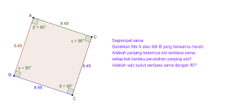 Limas prisma jaring jaring rumus volume contoh soal. Segiempat Sama Geogebra