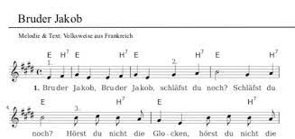 Bruder jakob, bruder jakob, schläfst du noch? Bruder Jakob Kinderlied Kanon In 33 Sprachen Babyduda Liederbuch
