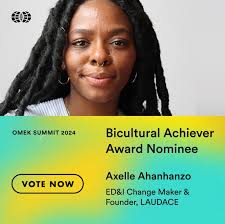 I am honored to be nominated in the Bicultural Achiever of the Year…