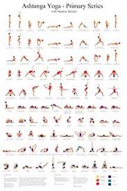 amazon com ashtanga primary series practice chart prints