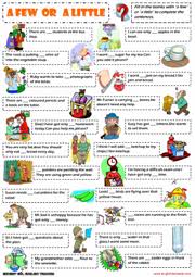 Complete the following sentences using appropriate quantifiers. Quantifiers Esl Printable Worksheets And Exercises