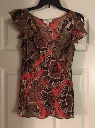 Dress Barn Womens Sleeveless V Neck Ruffled Top Size Small Fashion Clothing Shoes Accessories Womensclothing Tops Ebay Link Tops Floral Tops Dresses