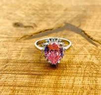 Women's Handmade Turkish Sterling Silver Pink Morganite Ring | Delicate &  Minimalist Design