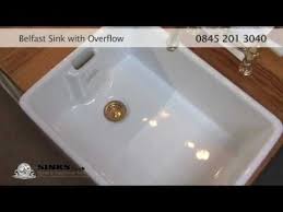 belfast sink with overflow from sinks