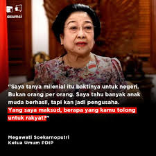 Sejak muda dia adalah ibu rumah tangga biasa. Asumsi Ketua Umum Pdip Megawati Soekarnoputri Facebook