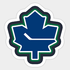 Canucks sports & entertainment is responsible for this page. Leafs Canucks Logo Mashup Vancouver Canucks Sticker Teepublic