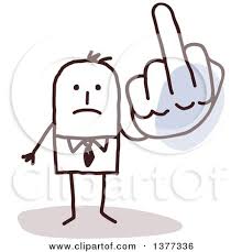 See more ideas about middle finger picture, middle finger, mood wallpaper. Stick Business Man Holding Up A Middle Finger On A Big Hand Posters Art Prints By Interior Wall Decor 1377336