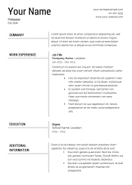 We interviewed recruiters and analyzed applicant tracking systems to create resume samples that will maximize your chances of getting hired. 25 Inspirational Free Sample Resume Format Best Resume Examples