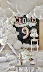 Cloud Nine Rainbows Clouds 9th Birthday Party Kara S Party Ideas In 2021 Cloud 9 Birthday Cloud 9 Birthday Party Girls Birthday Party Themes