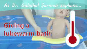 When you suspect that your baby has a fever, take your baby's temperature with a thermometer. Giving A Lukewarm Bath Fever In Kids L Pediatrician To Parents Youtube