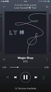 magic shop love yourself 轉 tear lirik lagu lagu sampul album