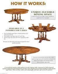 Walnut Jupe Dining Table Ex Large 8 Diameter Round Converts To 6 5 Expands Solid Walnut New Dining Table Walnut Dining Table Antique Dining Tables