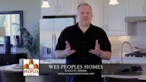 Wes Peoples Homes In Rancho Sienna Rancho Youtube Sienna