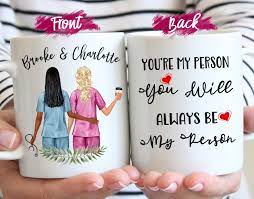 Nurse Mug Custom Best Friends Personalized Mug You Re My Person Nurse Appreciation Gift Coworker Gift Rn Mug Hero Nurses Nurse Gift Nurse Appreciation Gifts Nurse Mugs Personalized Mugs