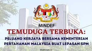 Temuduga pembantu tadbir n19 khas untuk beberapa jawatan akan berlangsung sepanjang tahun ini. Temuduga Terbuka Peluang Kerjaya Bersama Kementerian Pertahanan Malaysia Buat Lepasan Spm Edu Bestari
