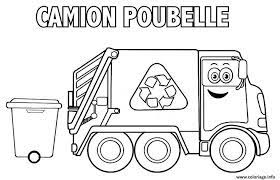 Coloriage Camion Poubelle A Imprimer Coloriage Camion Coloriage Dessin Camion