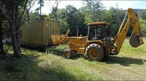 Once again it is important to make sure that the pathway to the placement location is clear and fairly level so we can deliver the unit. Unloading And Moving A Shipping Container Youtube