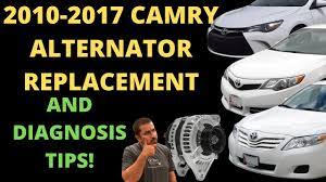 The work itself is quite. 2010 2017 Camry Alternator Replacement And Diagnosis Youtube