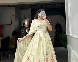Image of Lehenga choli Anarkali lehenga chli