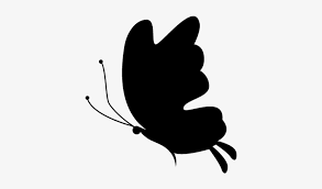 Silhouette butterfly shadow on transparent blind curtain. Beautiful Butterfly Silhouette Vector Cute Butterfly Silhouette Png Image Transparent Png Free Download On Seekpng