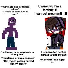 Canon Michael Afton VS. Gacha Life Michael Afton : r5nafcirclejerk