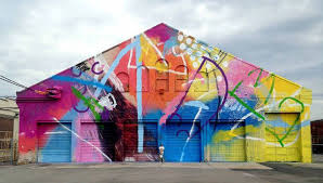 Meet The Color Crazy Artist That Uses Buildings As Canvases Murals Street Art Building Art Street Art