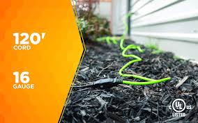 Unplug the extension cord from the. Yard Master 9940010 120 Feet Outdoor Garden Extension Cord Lime Green Extension Cords Amazon Canada