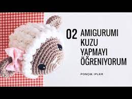 amigurumi kuzu yapilisi 2 kuzu anahtarlik pitircik popcorn yapilisi youtube amigurumi amigurumi modelleri tig isleri