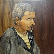 Buy August Frey Signed Lithograph Famous Swiss Artist Portrait of a  Gentleman Online in India