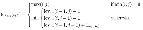 The Levenshtein Distance Algorithm Dzone Big Data