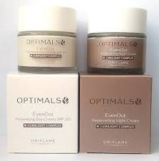 Oriflame Optimals Even Out Day Cream Spf20 Night Cream Set Of 2 Night Creams Cosmetic Store Cream