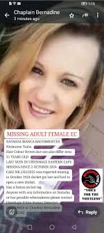 Missing Person Lynton Hoffman in South Africa