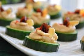 Is hummus gluten free and vegan. Cucumber Hummus Canape Vegan Gluten Free One Green Planet