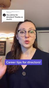 Replying to @sofasamcouch Here's my big career tip for directors!! ✨ #...