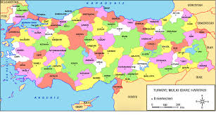 Türkiye haberleri ve türkiye hakkında en güncel gelişmeleri haber 7'de takip edin. Turkiye Haritasi Turkiye Siyasi Haritasi Resmi Renkli Sehir Isimleri