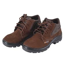 Botina de Segurança com CA Dexter Couro Nobuck com Biqueira de Plástico  Marrom 43 95B26-CB-BP-CX