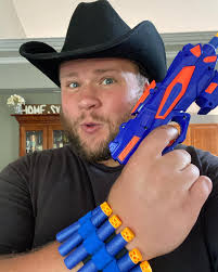 It's the little things like surprising your girlfriend with a nerf gun war  when she comes home from work. She wasn't ready 😂