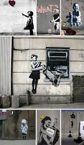 He has painted in some of the and now, although no one really knows much about this enigmatic artist, you can bring some of his work into your home and life with our banksy stencils. Banksy Children Graffiti And Stencils Art De Rue Art Urbain Street Art