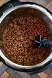 Instant Pot Ground Beef Taco Meat From Frozen Recipe Ground Beef Tacos Ground Chicken Recipes Taco Meat