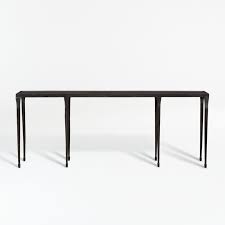 Silviano Long Console Table Reviews Crate And Barrel In 2020 Iron Console Table Long Console Iron Console
