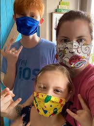 CLOTH MASKS: While masks are not...