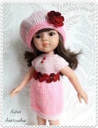вязаное платье вязаная одежда для кукол спицами с описанием и схемами Opisanie Plate Iz Komplekta Rozovyj Tyulpan Br Br Spicy 2 0 Mm Dlinnye 2 Sht Br Kryuchok Odezhda Dlya Kukol Vyazanye Kukly Odezhda Dlya Kukolok
