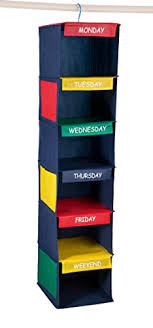Check spelling or type a new query. Daily Activity Kids Closet Organizer 11 X 11 X 48 Prepare And Organize A Week S Worth Of Your Children S Clothing Shoes And After School Activities Hangs Directly On Th Amazon In Home