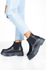 But she warns that, with any platform chelseas, you are (literally) walking a fine line: Wide Fit Chunky Platform Chelsea Boots Aff Affiliate Sponsored Chunky Boots Chelsea Fit Platform Chelsea Boots Boots Chelsea Boots