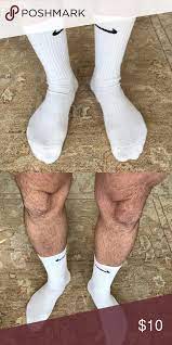 Men S Used White Nike Socks White Nike Socks White Nikes Nike Socks