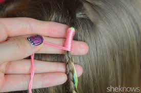 It's better for live models because, by holding all four strands through the braiding process, it's easier to get tidy braids in a wiggling model. Learn To Make Your Own Hair Wraps For Summer Sheknows