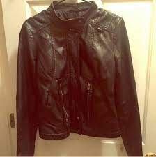 New York And Company Black Faux Leather Jacket Leather Jacket Black Faux Leather Jacket Faux Leather Jackets